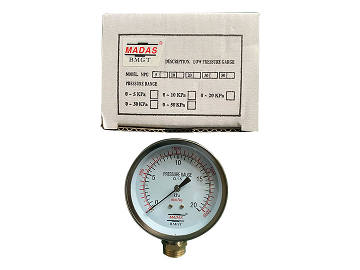低压压力表0-20KPa